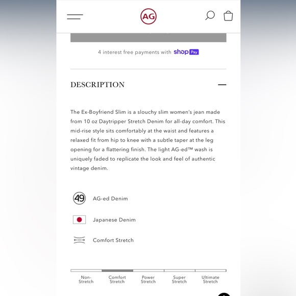 AG Adriano Goldschmied Jeans 29R - Picture 4 of 9